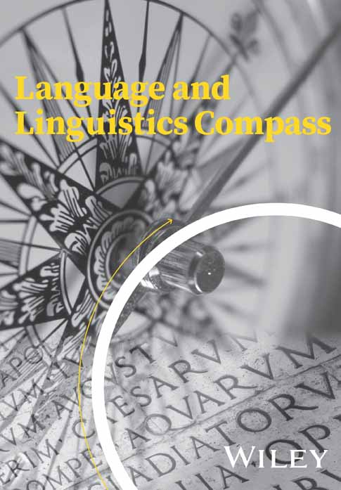 Cover photo of Languages and Linguistics Compass