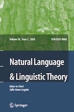 Cover photo of Natural Language & Linguistic Theory