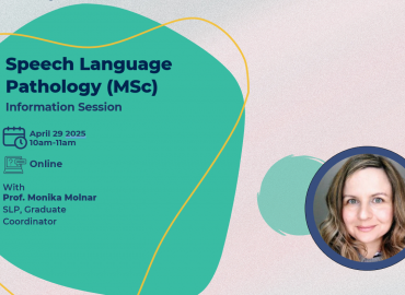 Poster for SLP information session 