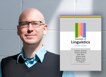 Nathan Sanders and colleagues ensured that the new textbook contained a variety of languages and viewpoints. Photo credit: Diana Tyszko.